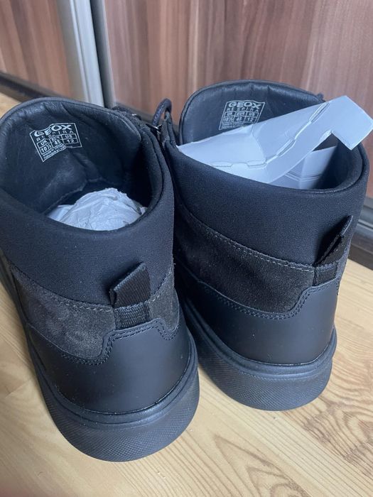 Buty jesienno-zimowe męskie Geox skórzane 45 nowe