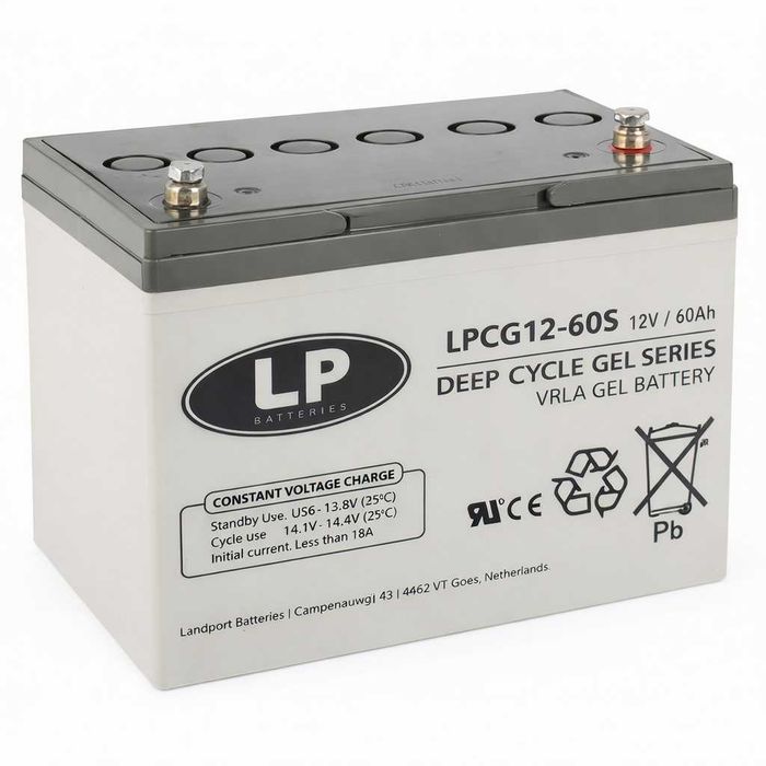 12V60Ah Akumulator żelowy do skutera wózka inwalidzkiego elektrycznego NPCG PREMIUM