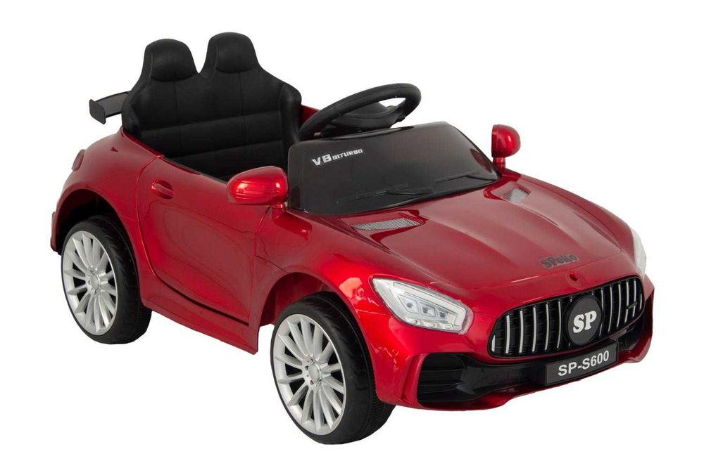 Дитячий червоний електромобіль на акумуляторі Spoko SP-S600