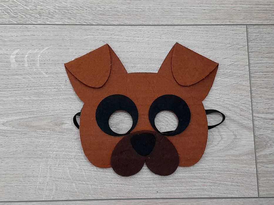 Maska psa pieska Bal Przebierańców Karnawał przebranie