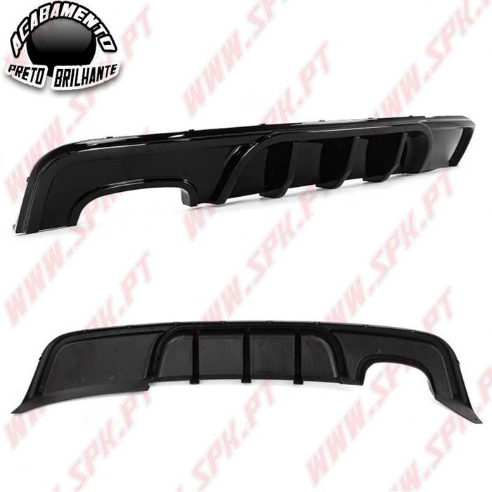 Difusor / Spoiler Traseiro - BMW E82 / E88 (07-13) - Preto Brilhante