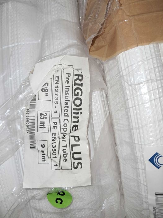 Rury miedziane izolowane 5/8 + 3/8.