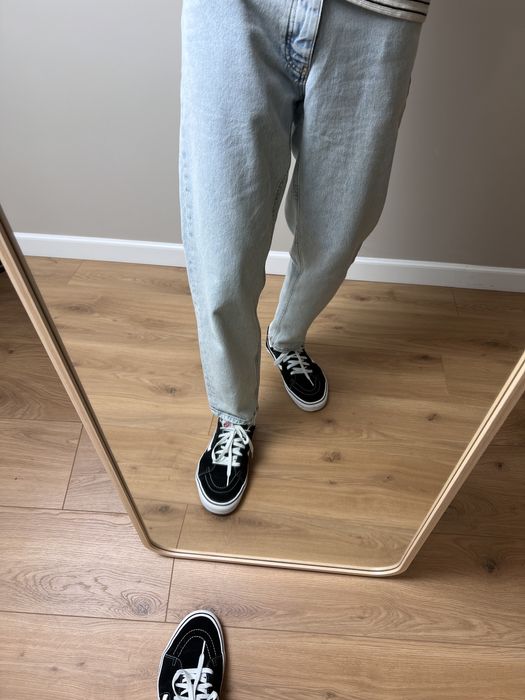 Чоловічі укорочені джинси мом Standard Fit від Pull&Bear