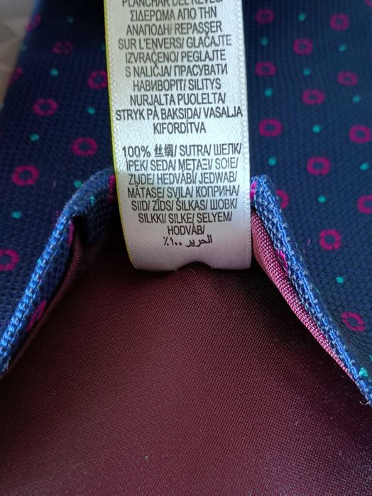 Krawat 100% silk M&S