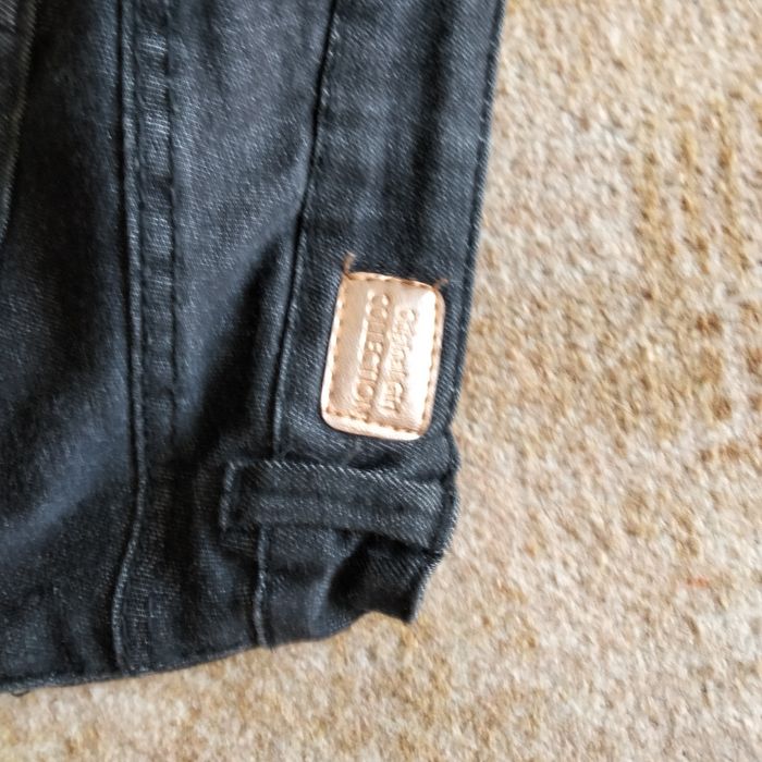 Czarne jeansy 140 cm