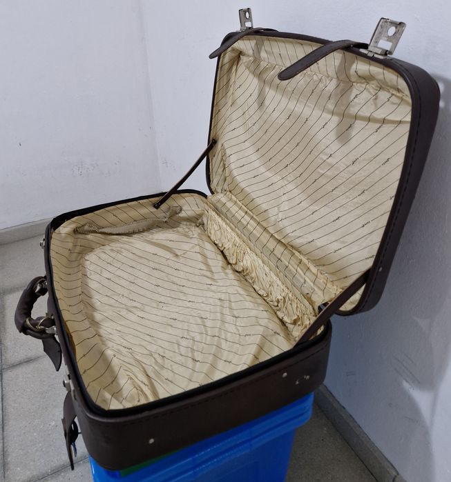Mala de viagem  em pele