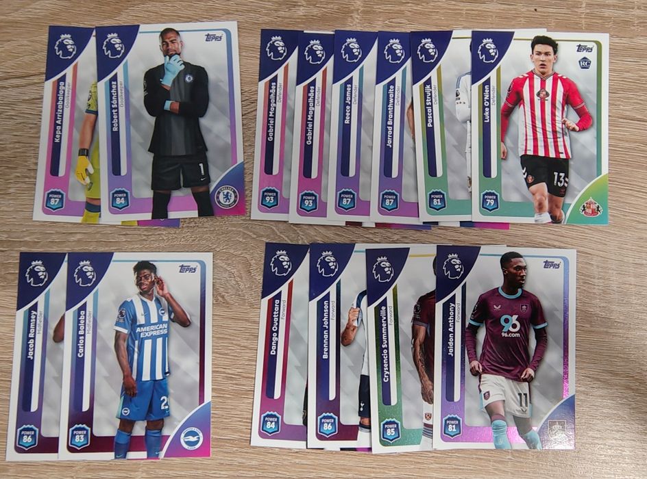 Karty Topps Premier League 2025/2026