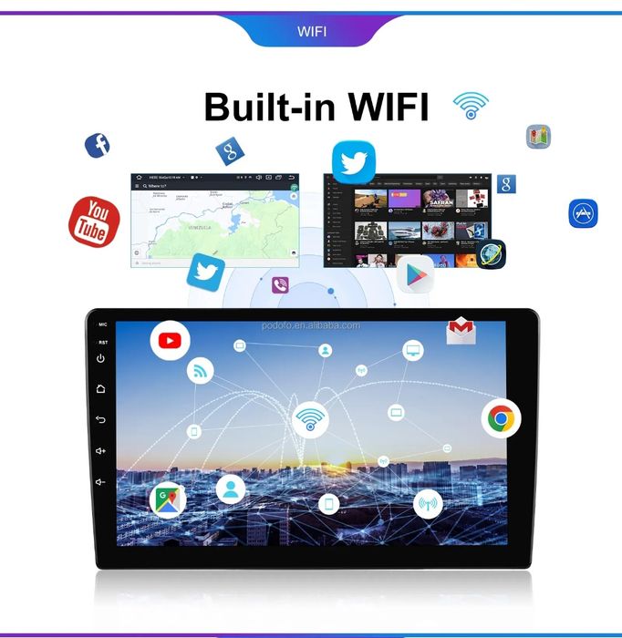 Rádio 10" android Ford Focus 2019-22 CARPLAY WIFI GPS 2/32GB NOVO