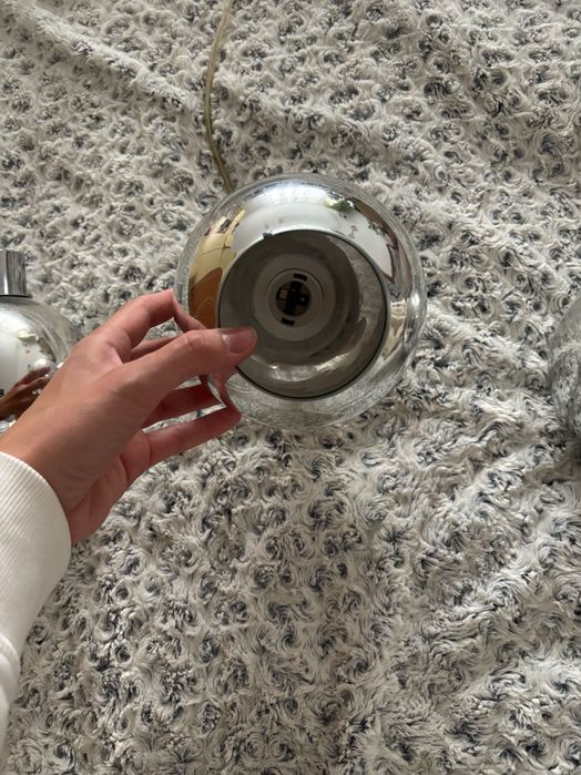 Lampa sufitowa srebrna cena za dwie sztuki