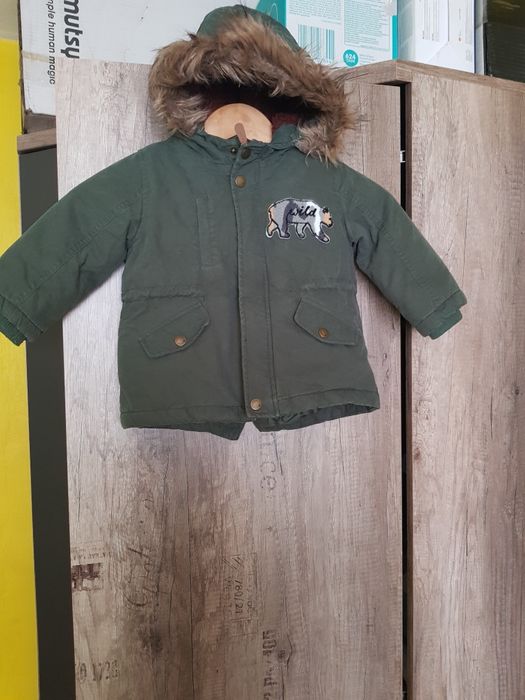 Kurtka zimowa ( parka Reserved) + buty