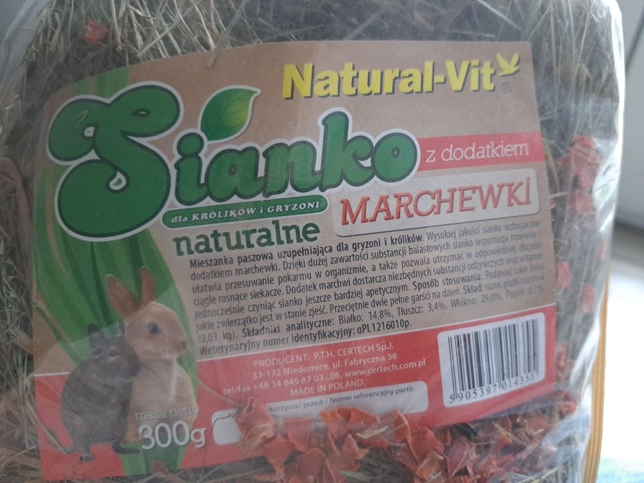 Witam sprzedam sianko marki Natural-vit (nowe)