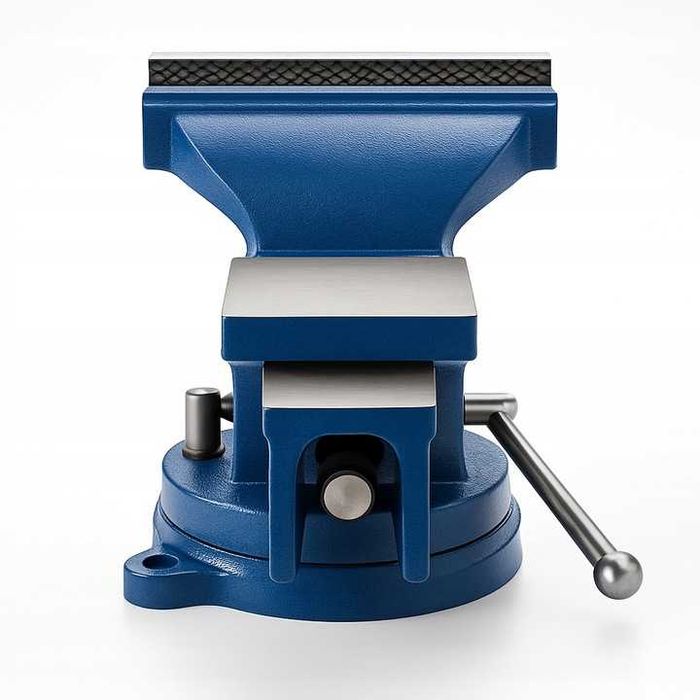 Imadło ślusarskie obrotowe 150mm z kowadłem 360st. mocne solidne