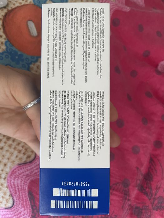 Lentes de contacto diarias miopia -0.75 Bausch&Lomb