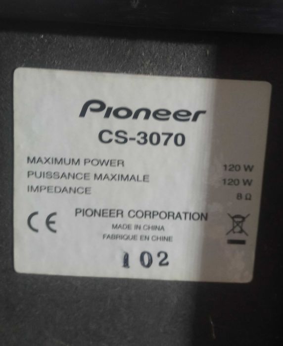 Aparelhagem Pioneer a funcionar corretamente.