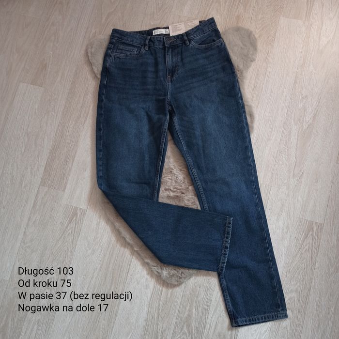 NOWE. Jeansy damskie Straight fit Esmara r 38