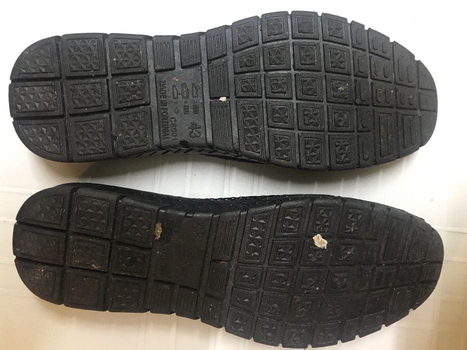 Sapatos em rede pretos 43