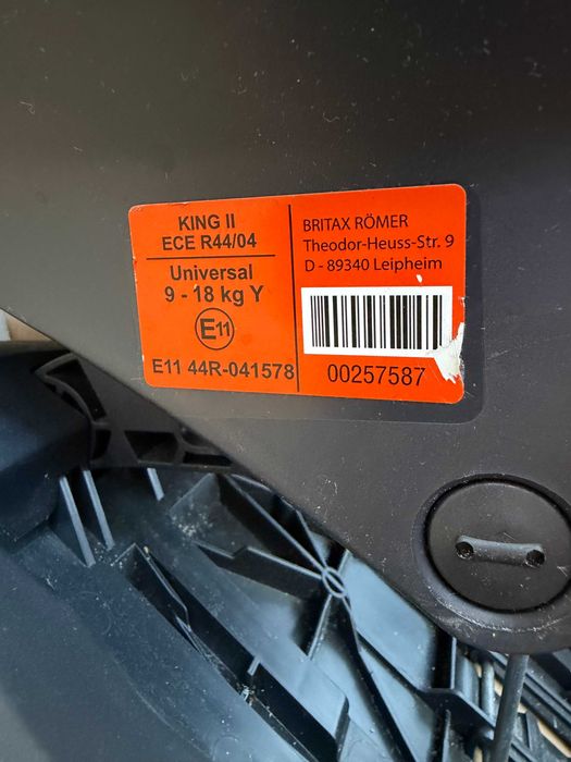 Cadeira Auto Britax Römer King II LS