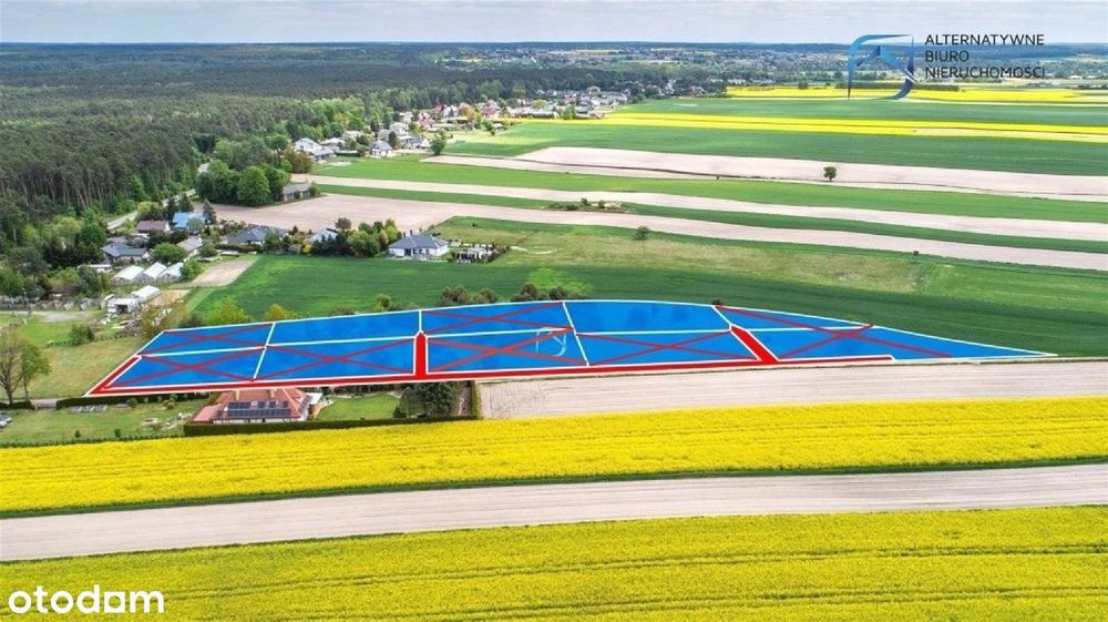 Piękne działki w Krężnicy Jarej