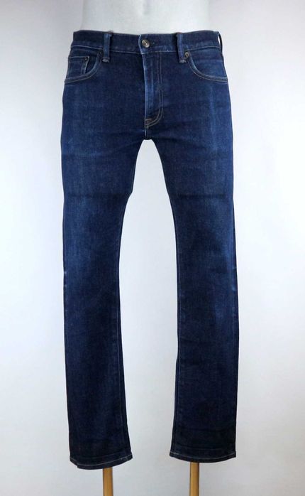 Uniqlo SLim Fit spodnie jeansy W32 L30 Selvedge Denim pas 2 x 41/42 cm