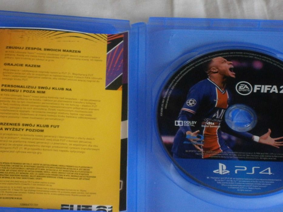 FIFA 21 PS4 | Ліцензія | Оригінал диск | Топ стан