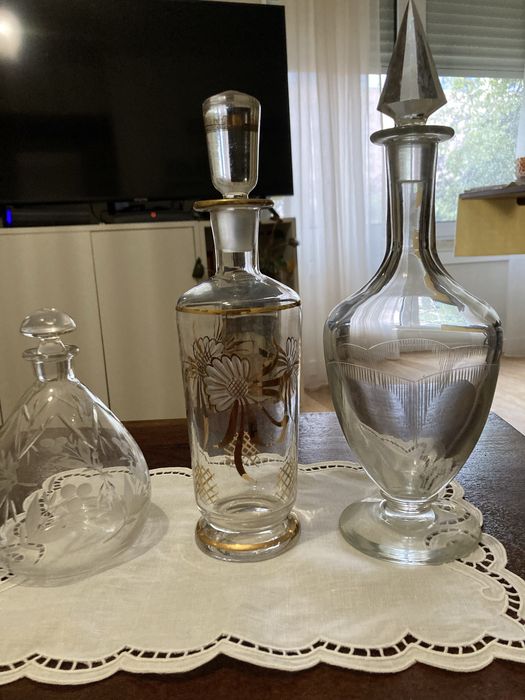 Garrafas de cristal