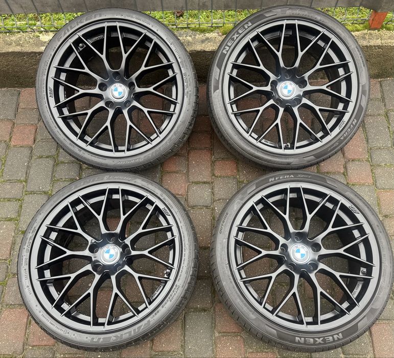 19 cali BMW e60 e61 felgi koła komplet 5x120 ET18 8.5J