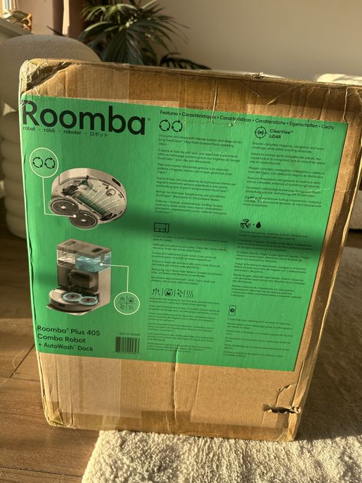 Robot Sprzątający Mopujący iRobot Roomba Plus 405 Combo + stacja