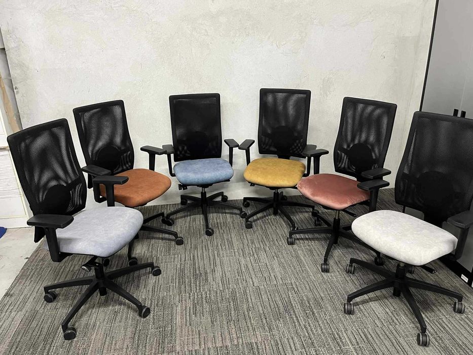 Fotel biurowy obrotowy ergonomiczny Dauphin TakeOver duża ilość!