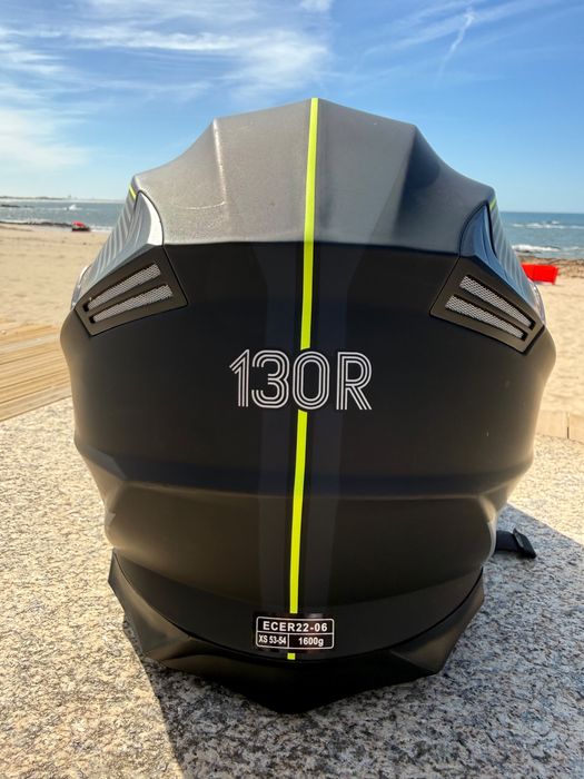 Capacete Hakui V2 Stellar Matt black / Yellow Fluo- tamanho xs