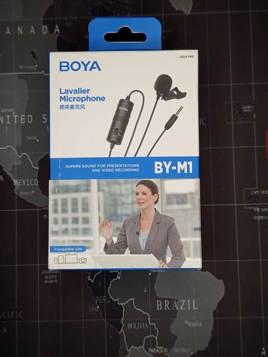 Петличний мікрофон boya by-m1