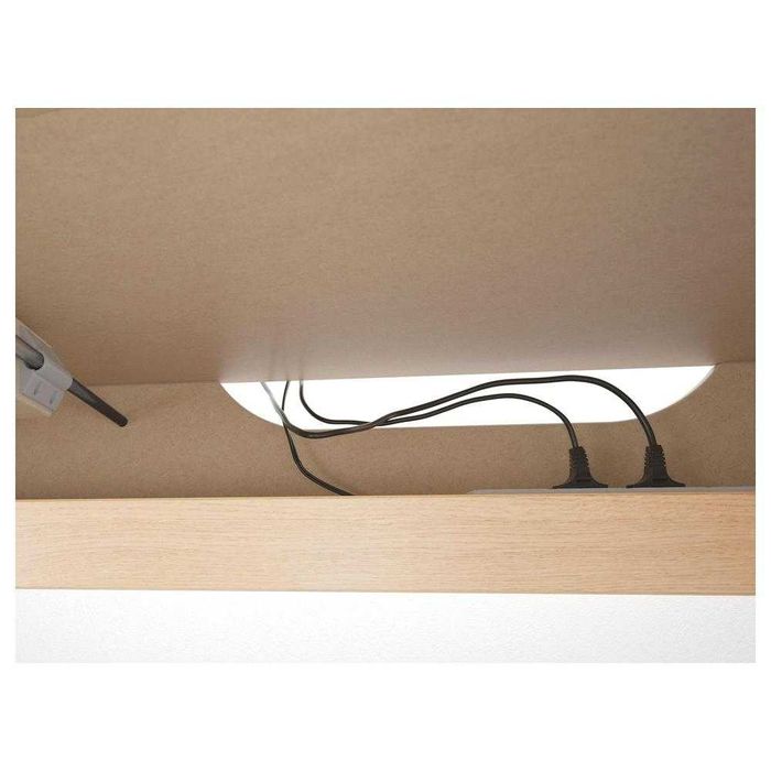 Secretária IKEA MALM extensível – como nova - cor Carvalho