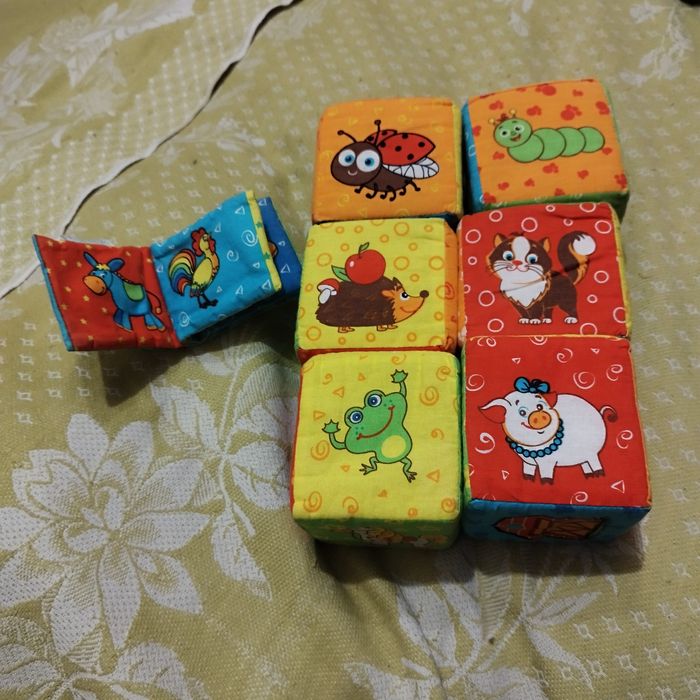 М'які дитячі кубики