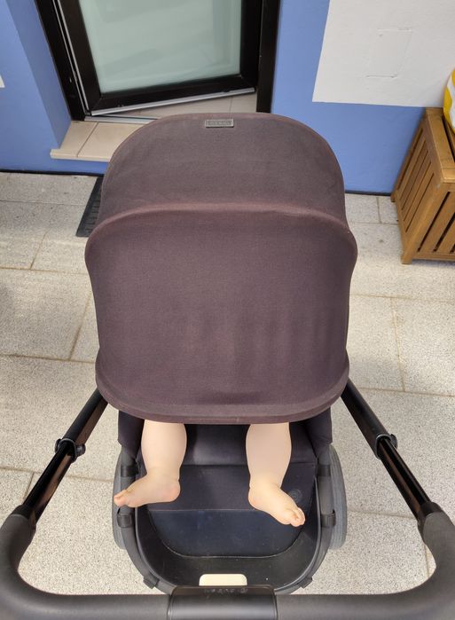 Carrinho Cybex Balios S 2 em 1 (carrinho + alcofa) preto