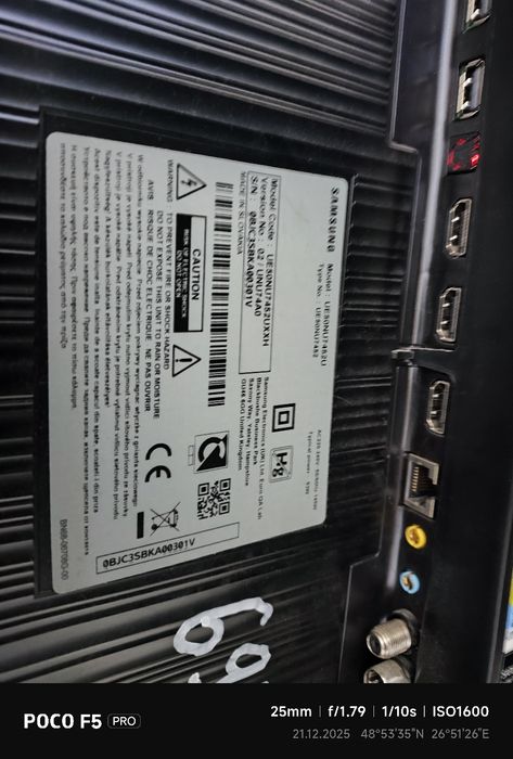 Телевізор Смартв 50 дюймів Samsung 4K