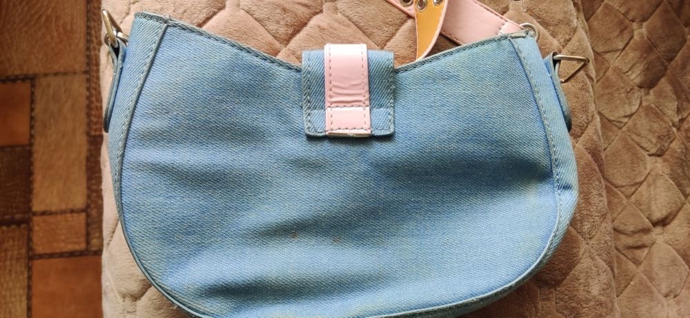 Джинсовая сумка для девочки