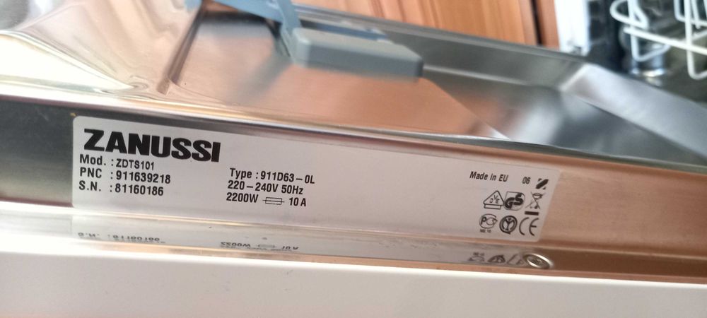 Посудомоечная машина ZANUSSI  ZDTS 101 (Италия)