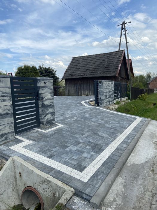 Usługi Brukarskie/kostka/chodnik/taras/parking/podjazd/opaska