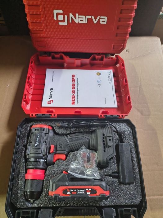 Аккумуляторный шуруповерт Narva NCD-18, NARVA NCD-2155 BL, 2155 DFR