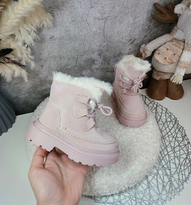 Дитячі зимові чоботи черевики Clibee для дівчинки 23 24 25 26 27 28