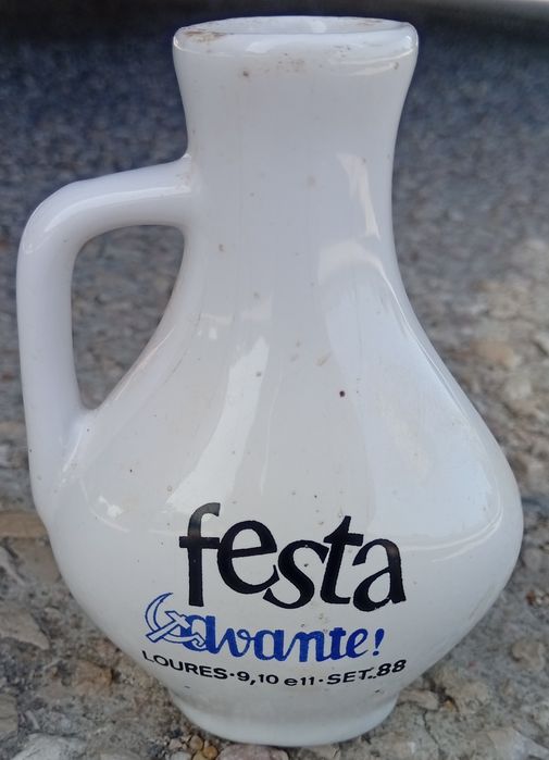 Jarra de loiça da Festa do Avante setembro 88