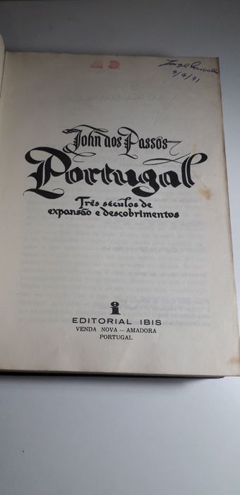 Portugal - John dos Passos (1ª edição, 1970)