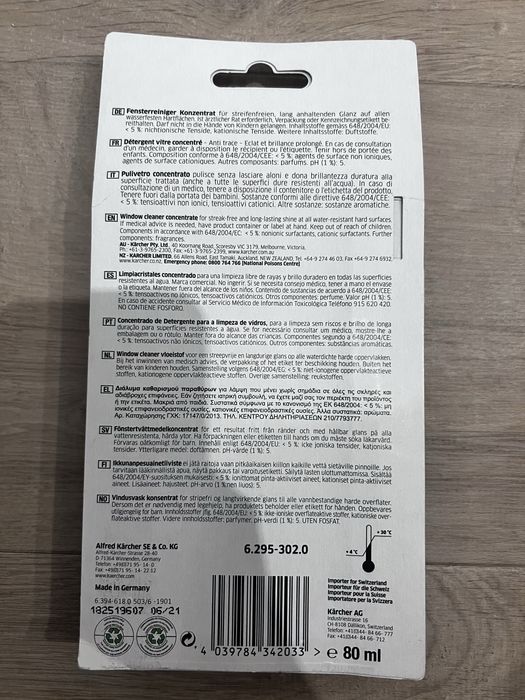Koncentrat do jucia okien Karcher