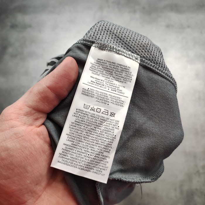 MĘSKIE Dresy Sportowe Spodnie Joggery Dri-Fit Nike Szare Logoo Active