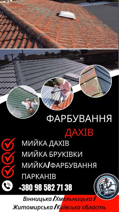 Фарбування та відновлення даху