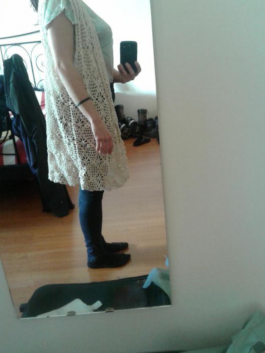 colete em crochet NOVO