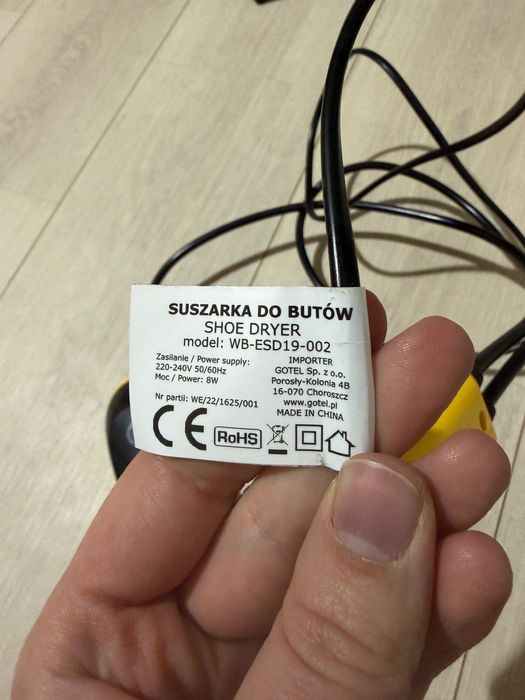 Suszarka do butów