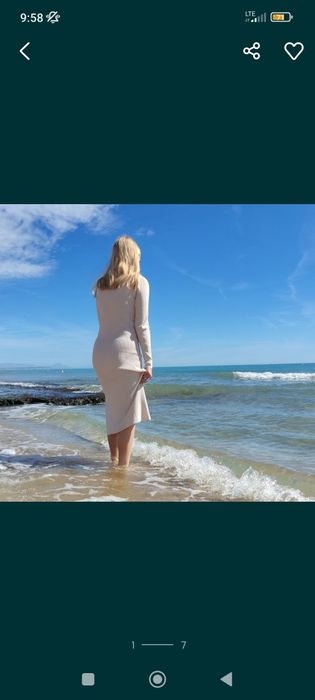 Sukienka dzianinowa Stradivarius święta 36 S