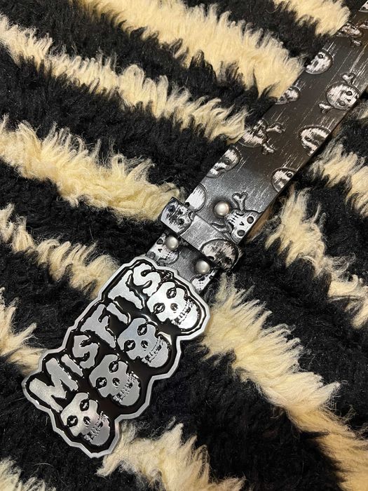 Misfits Crimson Ghost Logo Buckle Belt Ремень Мистфитс с Черепами Скелетами  archive