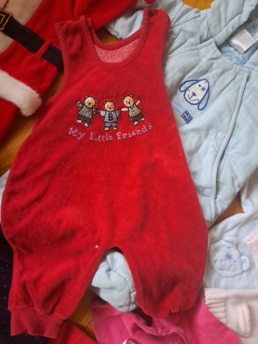 Paka ubrań 16 sztuk dla niemowlaka rozmiar 68 cm