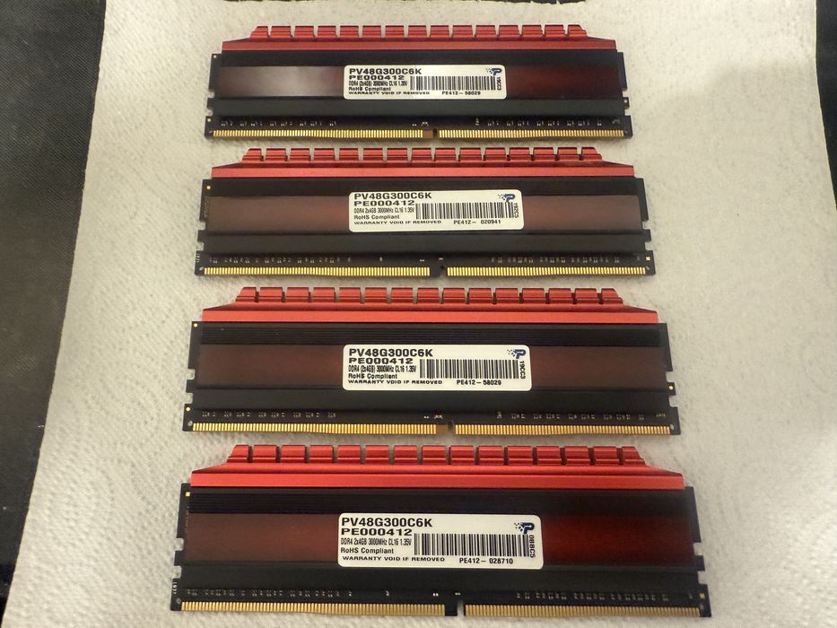 Patriot Viper 8gb/16gb 2/4x4gb 3000MHz CL16